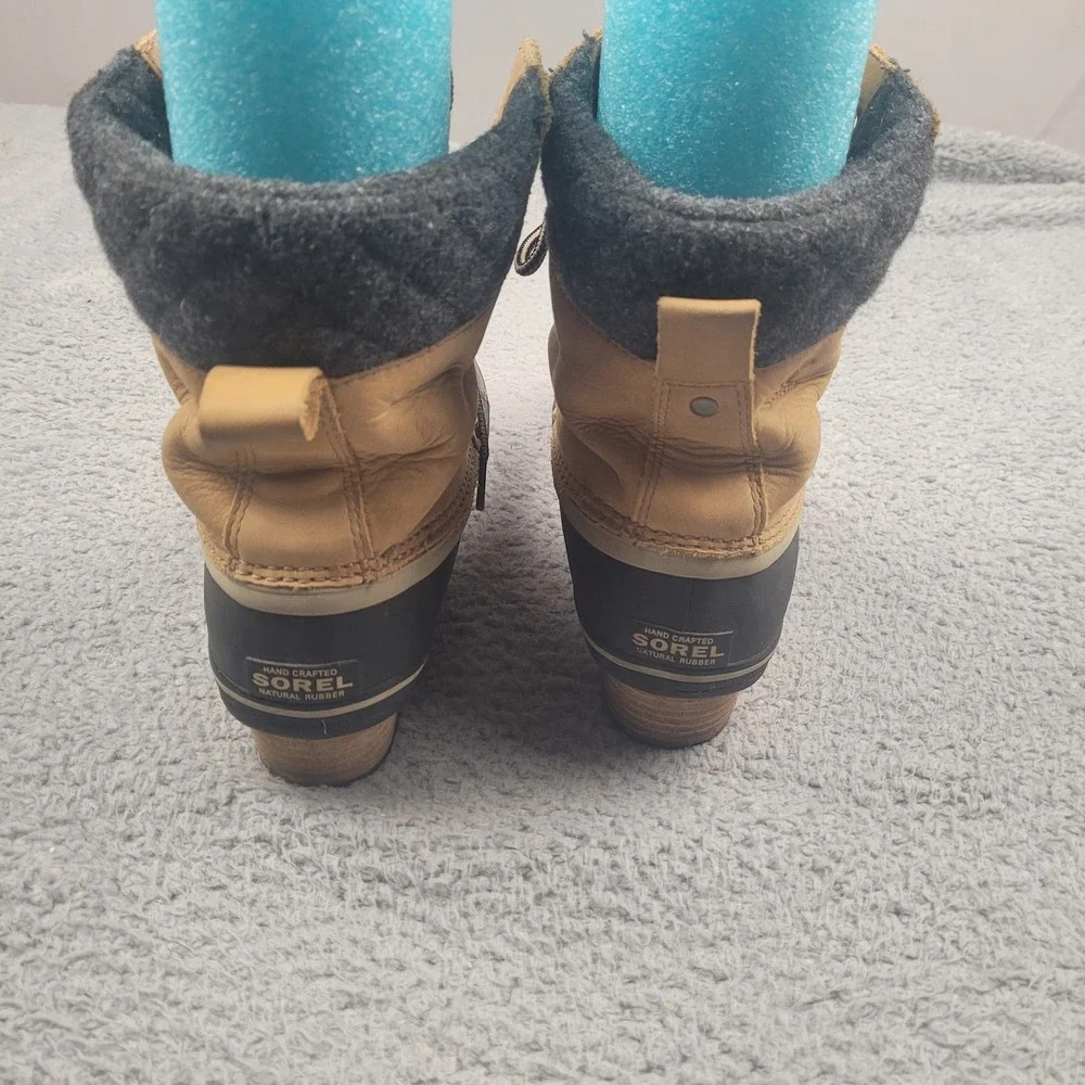 Sorel Women Slimpack II‎ Waterproof Winter Boots Lace Up Size 10.5